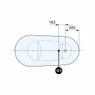 Vaskë me këmbë falas, Dizajn Victorian në sipërfaqe të ngurtë - Shi Viadurini