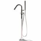 Vaskë me këmbë falas, e prodhuar në Itali, në sipërfaqe të ngurtë - rrjedhë Viadurini