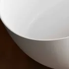 Vaskë me këmbë falas, e prodhuar në Itali, në sipërfaqe të ngurtë - rrjedhë Viadurini