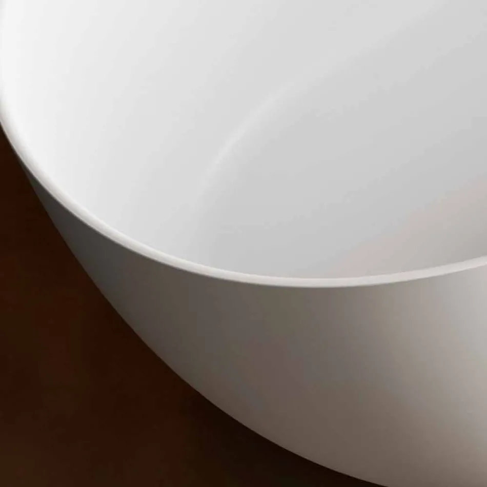 Vaskë me këmbë falas, e prodhuar në Itali, në sipërfaqe të ngurtë - rrjedhë Viadurini