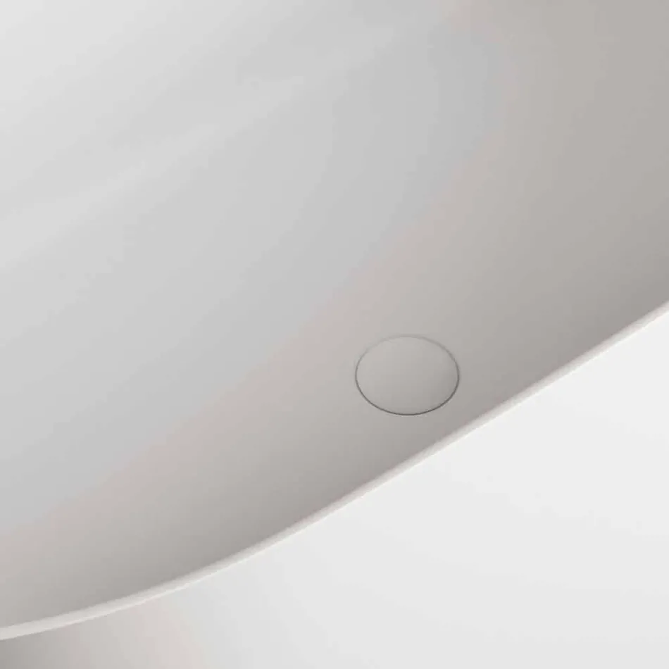 Vaskë me këmbë falas, e prodhuar në Itali, në sipërfaqe të ngurtë - rrjedhë Viadurini