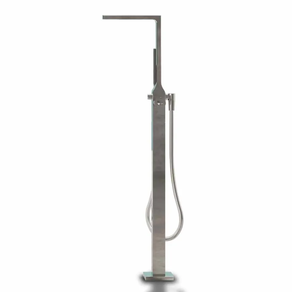 Banjë e pavarur me dizajn modern, Bardhë me shkëlqim ose fytyrë e ndritshme Viadurini