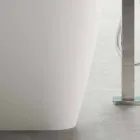 Banjë e pavarur me dizajn modern, Bardhë me shkëlqim ose fytyrë e ndritshme Viadurini