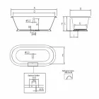 Vaskë e pavarur nga gize Stili i cilësisë së mirë, Made in Italy - Orsola Viadurini