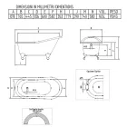 Vaskë e Vjetër Freestanding në Gize të Bardhë Made in Italy - Paulina Viadurini
