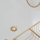 Vaskë me sipërfaqe solide me tejmbushje të integruar Prodhuar në Itali - Aurelio Viadurini