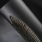 Vazo e mbyllur e gjatë në qeramikë të zezë dhe çelik të zi, prodhuar në Itali - Jesolo Viadurini