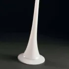 Vazo e mbyllur e gjatë në xham me ngjyra Dizajn modern i prodhuar në Itali - Elviro Viadurini