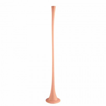 Vazo e mbyllur e gjatë në xham me ngjyra Dizajn modern i prodhuar në Itali - Elviro Viadurini