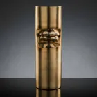 Vazo e gjate dekorative ne punim te punuar me qeramike ne Itali - Monte Viadurini