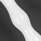 Vazo e gjatë dekorative në xham transparent dhe të bardhë prodhuar në Itali - Gondo Viadurini