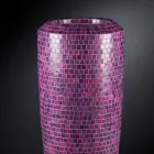 Vazo e gjatë dekorative për ambiente të brendshme në polietileni prodhuar në Itali - Capuano Viadurini