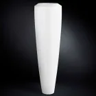 Vazo e gjatë dekorative për ambiente të brendshme në polietileni prodhuar në Itali - Capuano Viadurini