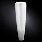 Vazo e gjatë dekorative për ambiente të brendshme në polietileni prodhuar në Itali - Capuano Viadurini