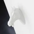 Vazo e Brendshme e gjatë në Qeramikë të Bardhë të punuar me dorë në Itali - Jacky Viadurini