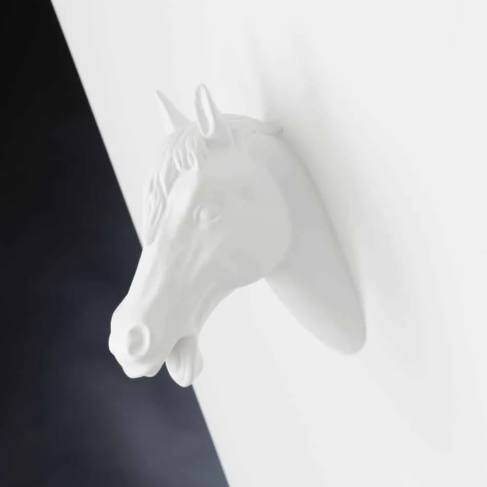 Vazo e Brendshme e gjatë në Qeramikë të Bardhë të punuar me dorë në Itali - Jacky Viadurini