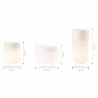 Vazo me ndriçim të kopshtit ose dizajn modern me ngjyra të dhomës së ndenjes - Cilindrostar Viadurini