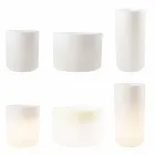 Vazo me ndriçim të kopshtit ose dizajn modern me ngjyra të dhomës së ndenjes - Cilindrostar Viadurini