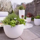 Vazo me Ndriçim Led ose Diellor Dizajn Modern i Madhësive të Ndryshme - Svasostar Viadurini