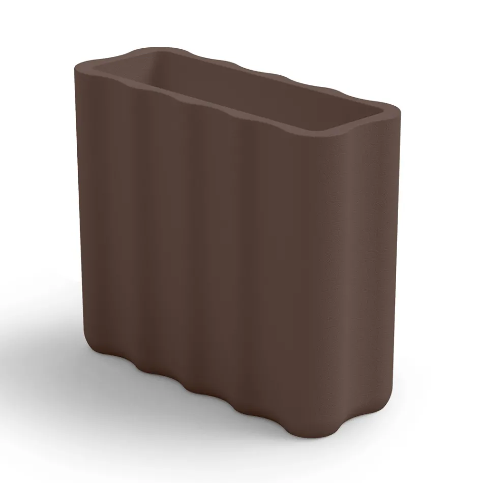 Vazo e jashtme me polietileni me ngjyra 2 Madhësi Prodhuar në Itali - Barbia Viadurini