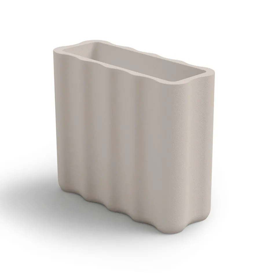 Vazo e jashtme me polietileni me ngjyra 2 Madhësi Prodhuar në Itali - Barbia Viadurini