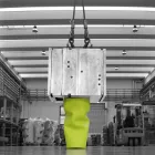 Vazo e jashtme polietileni me ngjyra Matt e prodhuar në Itali - Krenare Viadurini