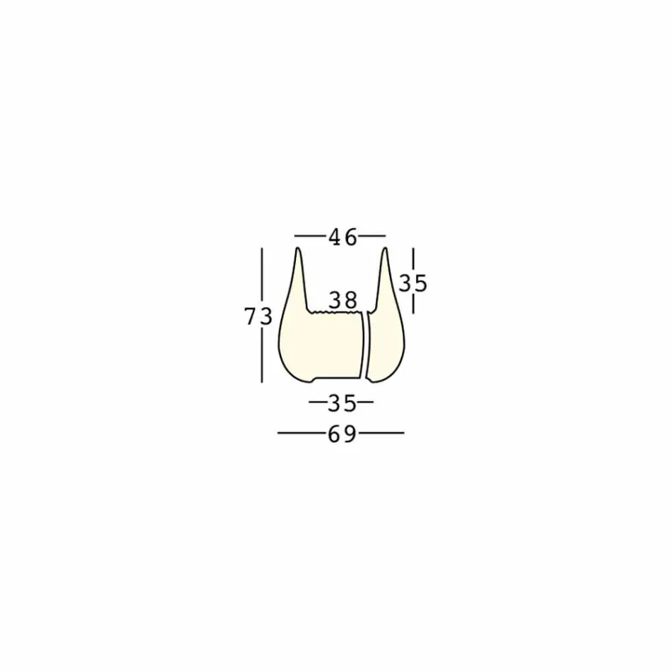 Vazo me dritë të jashtme me ndriçim në polietileni prodhuar në Itali - Monita Viadurini