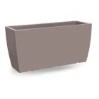 Vazo e jashtme drejtkëndore në polietileni Prodhuar në Itali - Albarone Viadurini