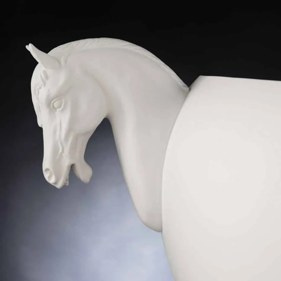 Vazo shtëpie në Qeramikë të Bardhë ose prej ari 24k të punuar me dorë në Itali - Xhaka Viadurini