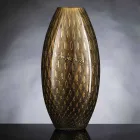 Vazo shtëpie në xham me ngjyra Murano me ngjyra prodhuar në Itali - Asper Viadurini