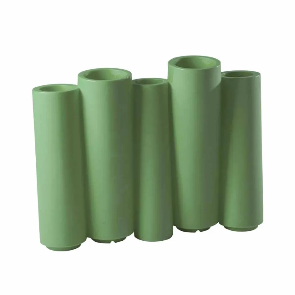 Vazo dekorative me ngjyra Slide Bamboo dizajn modern prodhuar në Itali Viadurini