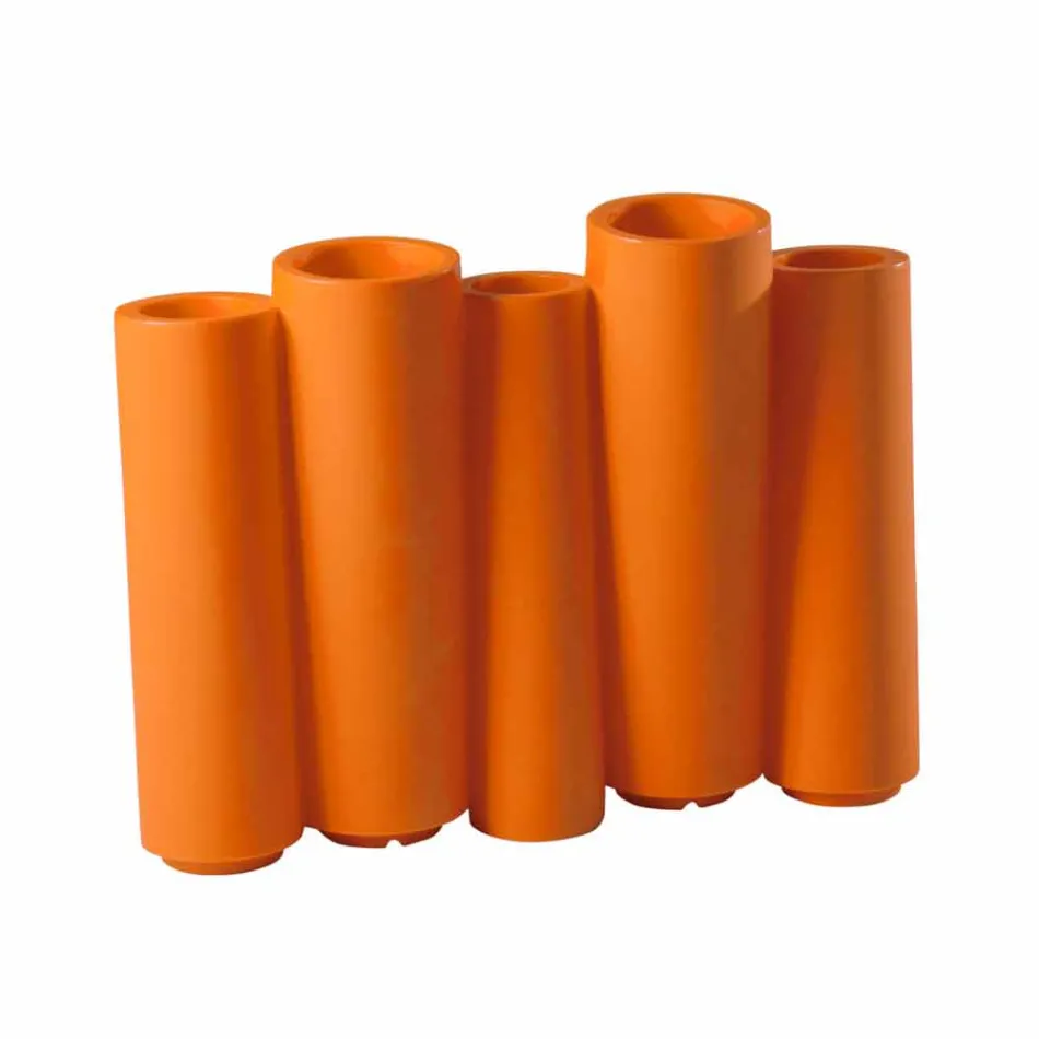 Vazo dekorative me ngjyra Slide Bamboo dizajn modern prodhuar në Itali Viadurini