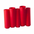 Vazo dekorative me ngjyra Slide Bamboo dizajn modern prodhuar në Itali Viadurini