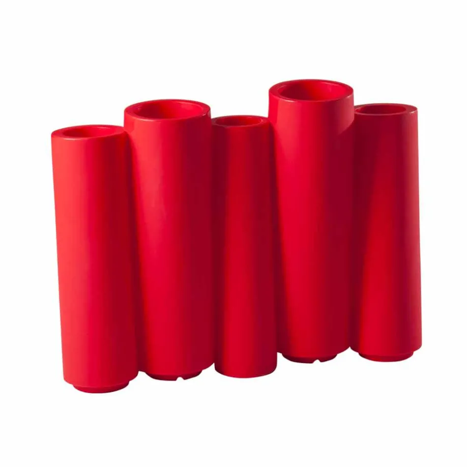 Vazo dekorative me ngjyra Slide Bamboo dizajn modern prodhuar në Itali Viadurini