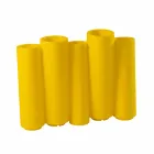 Vazo dekorative me ngjyra Slide Bamboo dizajn modern prodhuar në Itali Viadurini