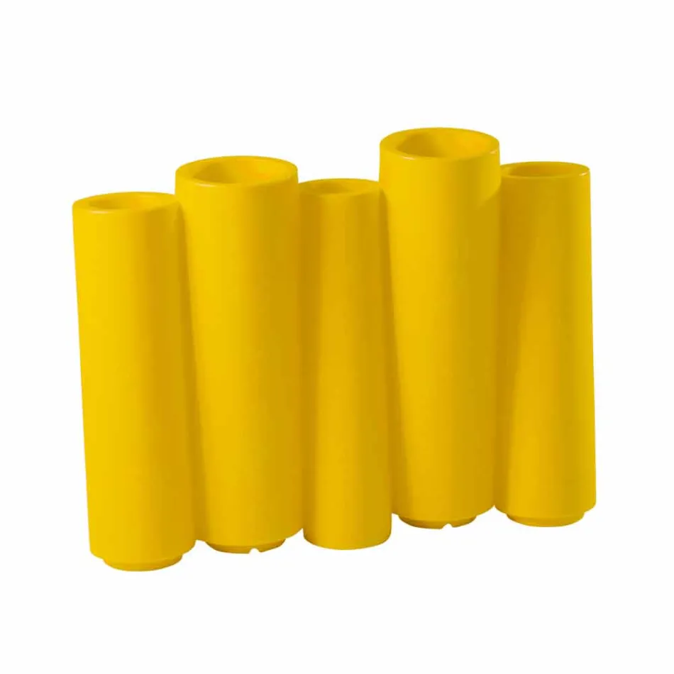 Vazo dekorative me ngjyra Slide Bamboo dizajn modern prodhuar në Itali Viadurini