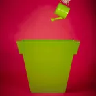 Vazo dekorative me ngjyra Slide Vazo moderne polietileni e prodhuar në Itali Viadurini