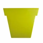 Vazo dekorative me ngjyra Slide Vazo moderne polietileni e prodhuar në Itali Viadurini