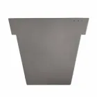 Vazo dekorative me ngjyra Slide Vazo moderne polietileni e prodhuar në Itali Viadurini