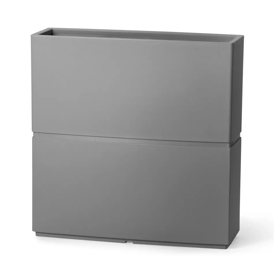 Vazo dekorative e brendshme polietileni 2 Madhësi Made in Italy - Lambo Viadurini