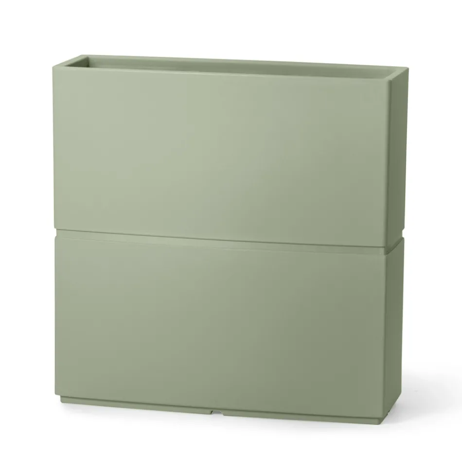 Vazo dekorative e brendshme ne polietileni 2 permasa Made in Italy - Lambo Viadurini