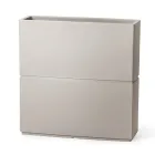 Vazo dekorative per ambiente te brendshme ne polietileni 2 permasa Made in Italy - Lambo Viadurini