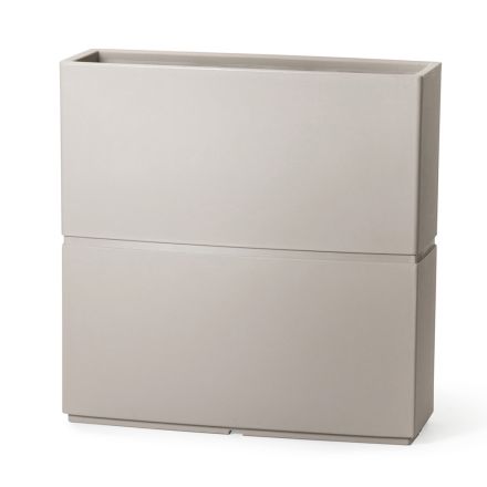 Vazo dekorative per ambiente te brendshme ne polietileni 2 permasa Made in Italy - Lambo Viadurini