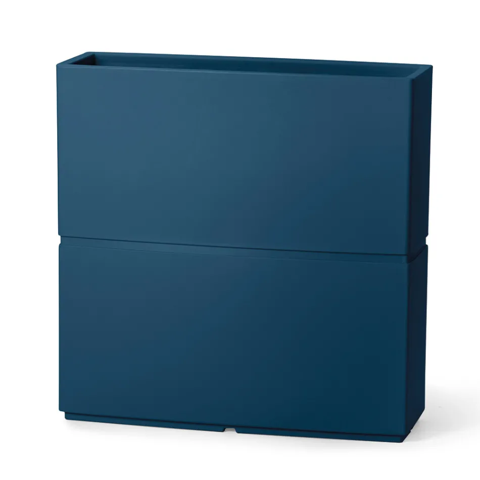 Vazo dekorative per ambiente te brendshme ne polietileni 2 permasa Made in Italy - Lambo Viadurini