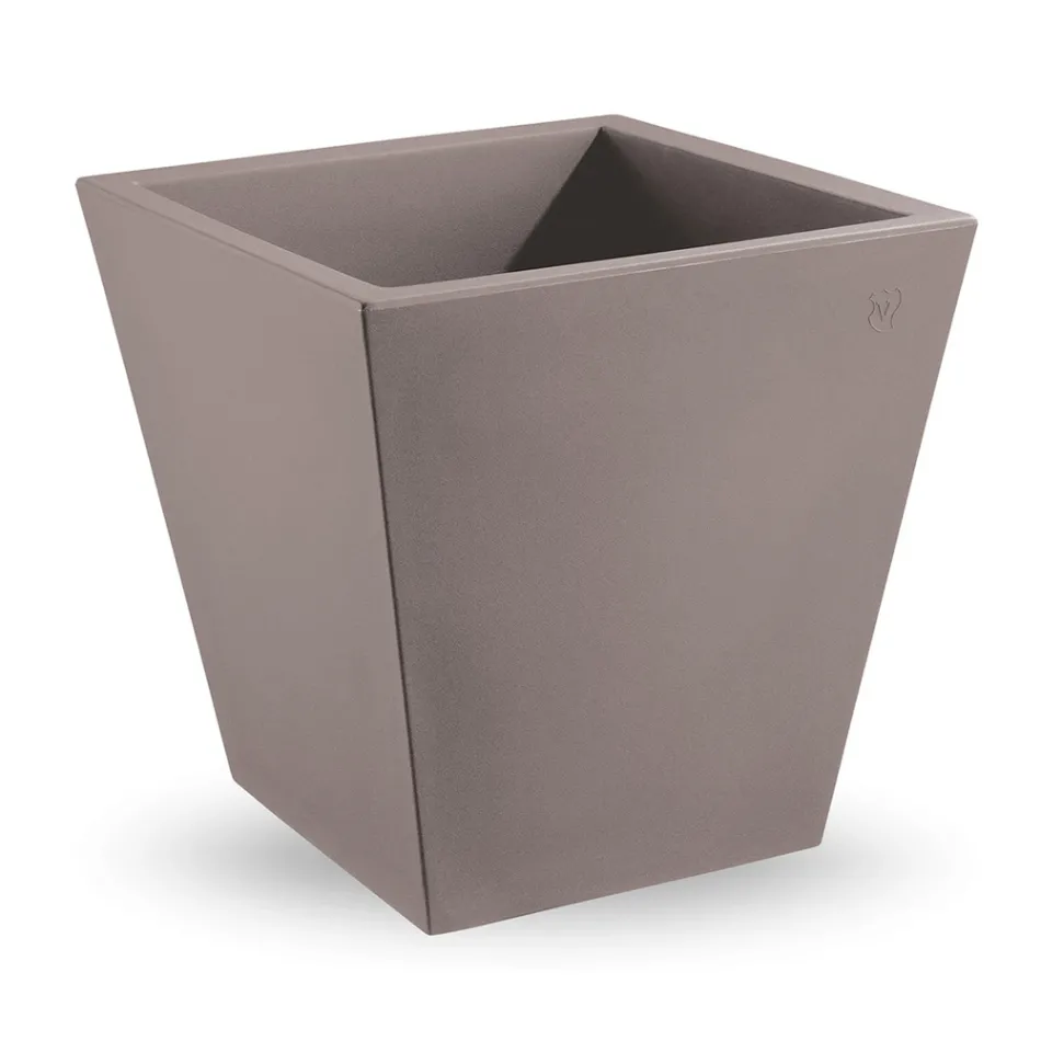 Vazo dekorative për ambiente të brendshme me polietileni me ngjyra Prodhuar në Itali - Mengo Viadurini