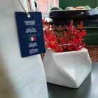 Vazo me Dizajn Dekorativ në Bardiglio ose Mermer Carrara Prodhuar në Itali - Prisma Viadurini