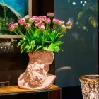 Vazo dekorative qeramike me ngjyra të bëra me dorë prodhuar në Itali - Maciste Viadurini