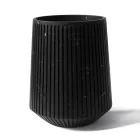 Vazo dekorative në mermer të bardhë Carrara ose dizajn Portoro me vija - Kajro Viadurini