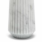 Vazo dekorative moderne e mermerit të bardhë Carrara, e bërë në Itali - Kajro Viadurini