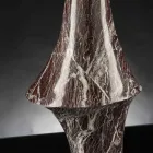 Vazo dekorative ne mermer te kuq me damare te bardha prodhuar ne itali - origjinale Viadurini